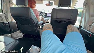 did ya step son really cum in his pants on the way to soccer practice?
