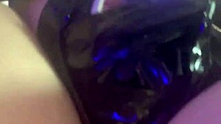 i'm bound barefoot with pierced nipples fucking toy and cumming