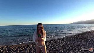 Alexa Mills rides huge dick well