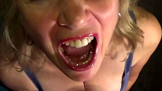 Gorge baisée et explosion de sperme ! Tu gères cette action amateur britannique brutale ?