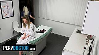 Søt Pasient Kyler Quinn Med Store Vorter Ønsker Hardcore Action På Doktor Kontor