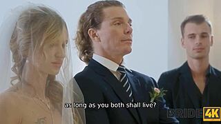 عروس تخون وتمسك في سكس مع عشيق تشيكي في يوم الزفاف