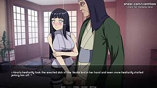 Hey, Hinata Hyuga, 18+ kunoichi, is buddhe ke lund ko jerk kar ke apni shinobi skills prove karna chahti ho?