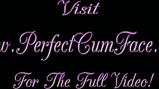 Schlampige Britin mit Brille lutscht Schwanz für klebrige Überraschung