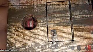 Shemale cu sâni mari domină asistentul negru cu futut anal intens în seara asta