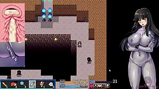 Hgame-萬鬼夜行~2- am kuyrukla sokularak orgazm, vahşi ekstaz ima ediyor