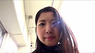 ว้าย นั่งบ้านครั้งแรกกลายเป็น bukkake น้ำเงี่ยนป่าเถื่อนกับ Ruka-chan