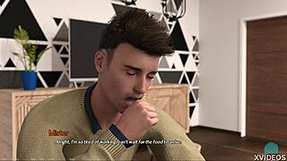 Troia sexy bollente si spoglia nuda in scena doccia bollente