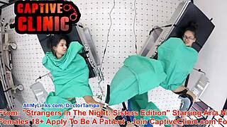 Ария Николь голая за кулисами обсуждает настройки