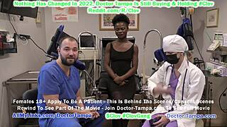 Доктор Tampa шокирует Rina Arems первым гинекологическим осмотром, снятым на скрытые камеры в больнице