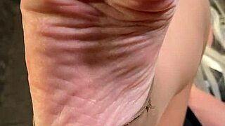 Pretty Bare Toes Wiggle Slowly Near Your Face in Close Fetish View