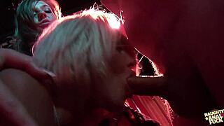 lingerie orgy dives into bisexual anal fingering cowgirl doggystyle!