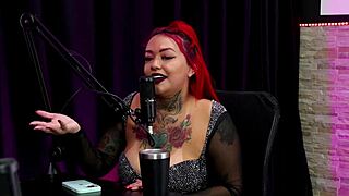 safada renata gomes teases small thick cock fans with sheer red peitos reveal