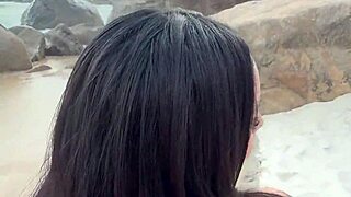 caught fucking on nudist beach but still took huge cock cumshot straight in my mouth