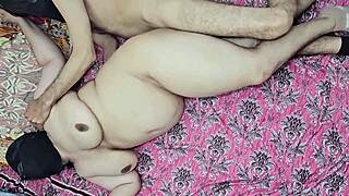 Indian BBW stepmom's hairy armpits and pussy pounded by stepson