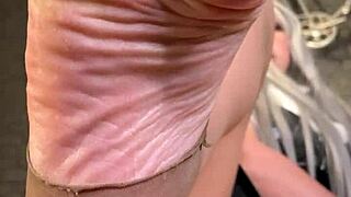 Pretty Bare Toes Wiggle Slowly Near Your Face in Close Fetish View