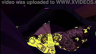 ROMANTIC FURRY NIGHT! SYNTH POUNDS ANGEL GODDESS HARD!