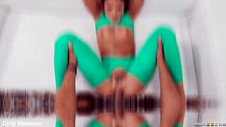 ryan reid's roommate stretches yoga leggings before dorm face fuck