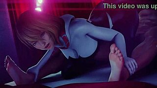 spider gwen's ass feels so tight on bed anal oh god