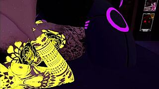 ROMANTIC FURRY NIGHT! SYNTH POUNDS ANGEL GODDESS HARD!