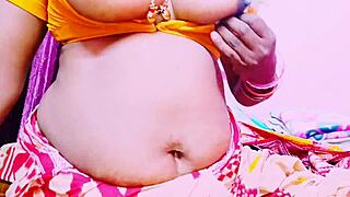 beautiful indian teen in saree rides grandfather's cock with telugu dirty talk