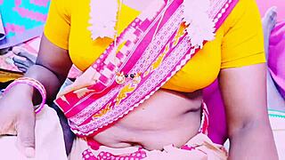 beautiful indian teen in saree rides grandfather's cock with telugu dirty talk
