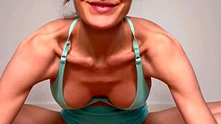 berrythrone's yoga dildo play builds to intense pov riding