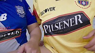 barcelona stepmom craves intense play from emelec fan lover