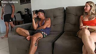 Husband's Horny Wife Caught Fucking Secretly Behind His Back