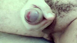 wanna see my quick bathroom masturbation close up solo