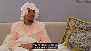 Granny's Huge Dildo Awaits Red Riding Hood In Wild Interracial Roleplay Ride!