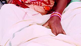 beautiful indian teen in saree rides grandfather's cock with telugu dirty talk