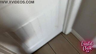 stepmom stares hungrily at my throbbing monster cock all day