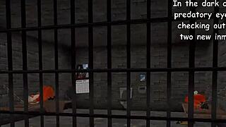 Lesbian Prisoners Lick Asses And Fuck With Strap-ons In Jail Toilet