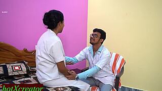 DESI NAUGHTY DOCTOR FUCKS NEW BEAUTIFUL NURSE IN HOSPITAL DIRTY TALK ROLEPLAY