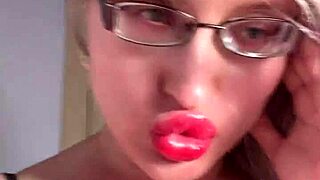big lips long tongue lipstick gloss dirty talk cuck joi 😍💋🔥