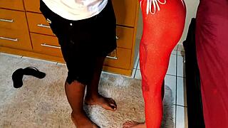 deixou minha buceta cheia de porra depois de fuder pelo buraco da meia
