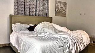 Cheating wife takes big cock from husband and stepson before getting caught