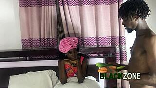 Young Ebony With Small Tits And Narrow Ass Feels Deep Thrusts In Homemade Casting