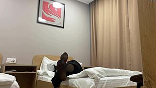 turkish stepmom teases stepson ripping pantyhose for wet pussy reveal and orgasm