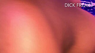 two juicy ebony babes fucked hard in see through red sheer creampie