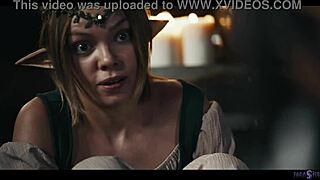 Blonde elf seduces Octokuro with craving parasites in medieval lesbian fantasy
