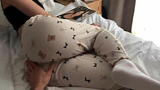Man sharing hotel room with sexy stepsister gets too tempting fast