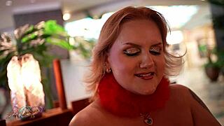 valentina lunarae's big ass pussy slammed by classy hotel lobby big dick man quickie
