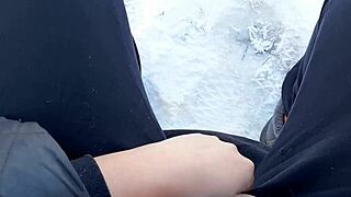 Risky Outdoor Jerk Off In Public Park Near Strangers