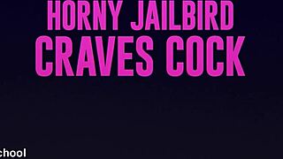 Horny Interracial Jailbirds Lulu Chu and Reese Robbins Crave Choking Doggystyle in Kitchen