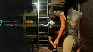 lora croft the horny librarian skips panties for your dripping wet pussy adventure