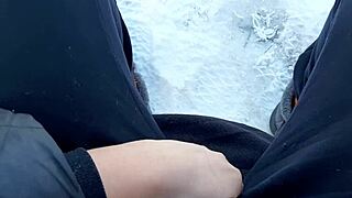 Risky Outdoor Jerk Off In Public Park Near Strangers