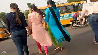 She sways her juicy ass as the school teacher tempts her student into wild sex