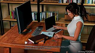 lora croft the horny librarian skips panties for your dripping wet pussy adventure